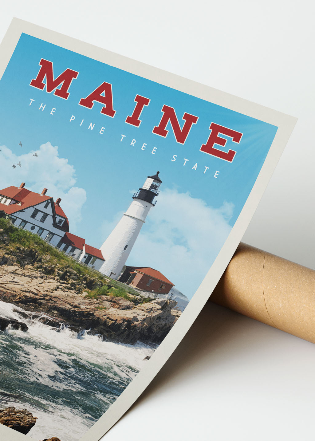 Maine - Vintage Travel Print - Vintaprints