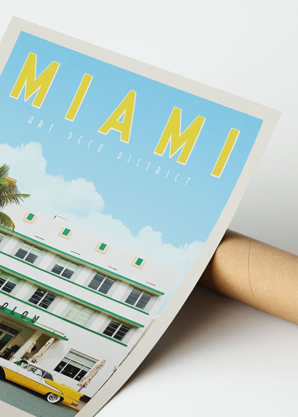 Miami, Florida - Vintage Travel Print - Vintaprints