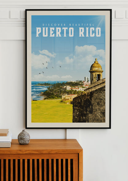 Puerto Rico - Vintage Travel Print
