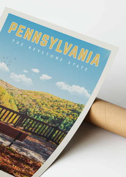 Pennsylvania - Vintage Travel Poster