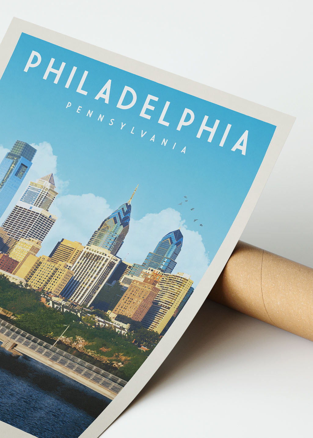 Philadelphia, Pennsylvania - Vintage Travel Print - Vintaprints
