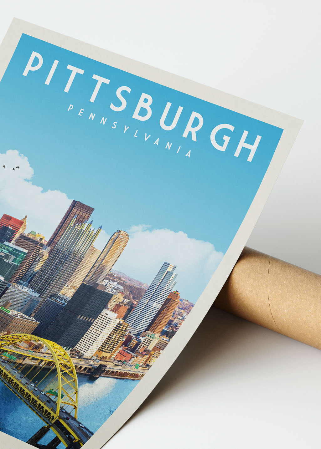 Pittsburgh, Pennsylvania - Vintage Travel Print - Vintaprints