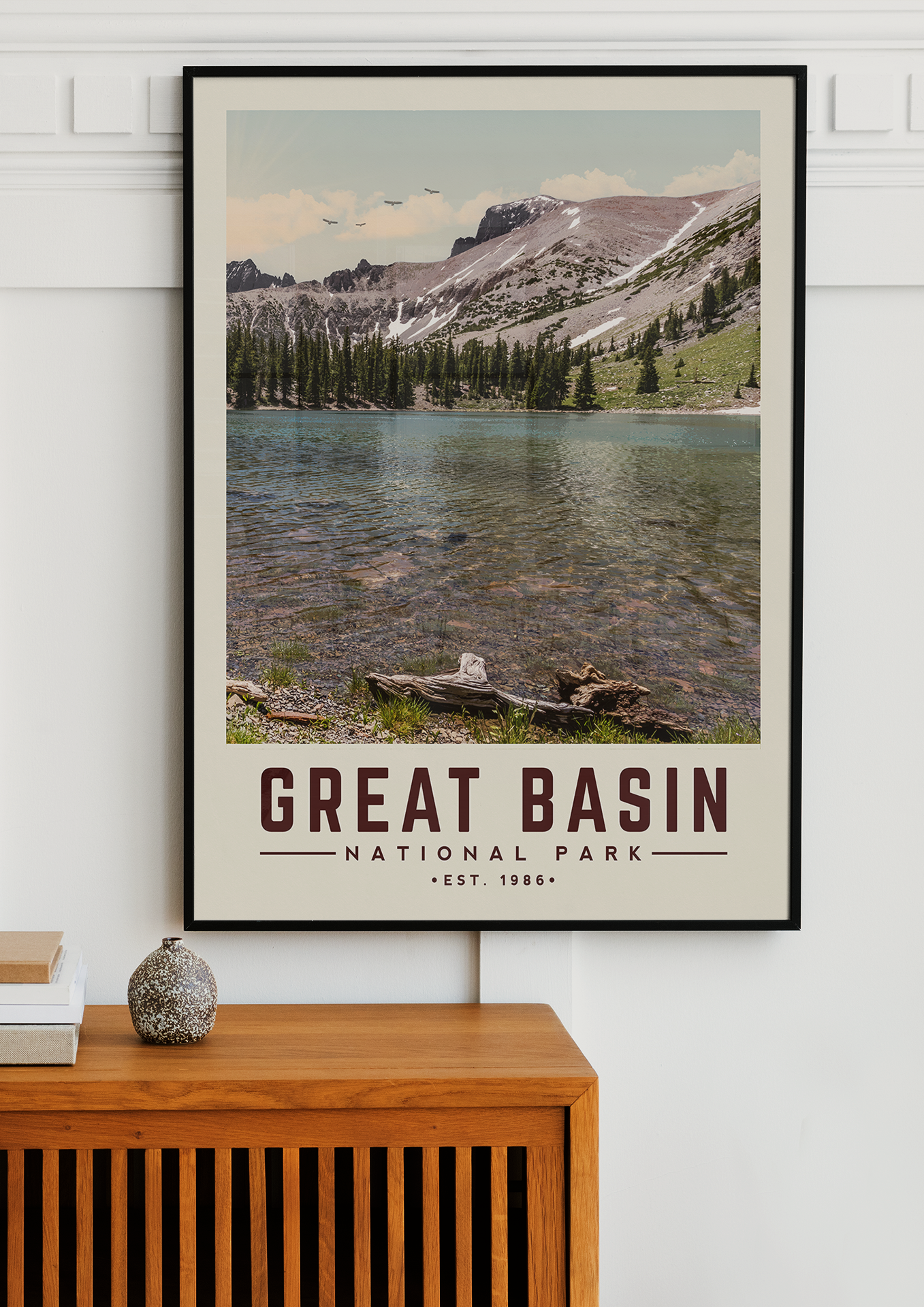 Great Basin Minimalist National Park Poster