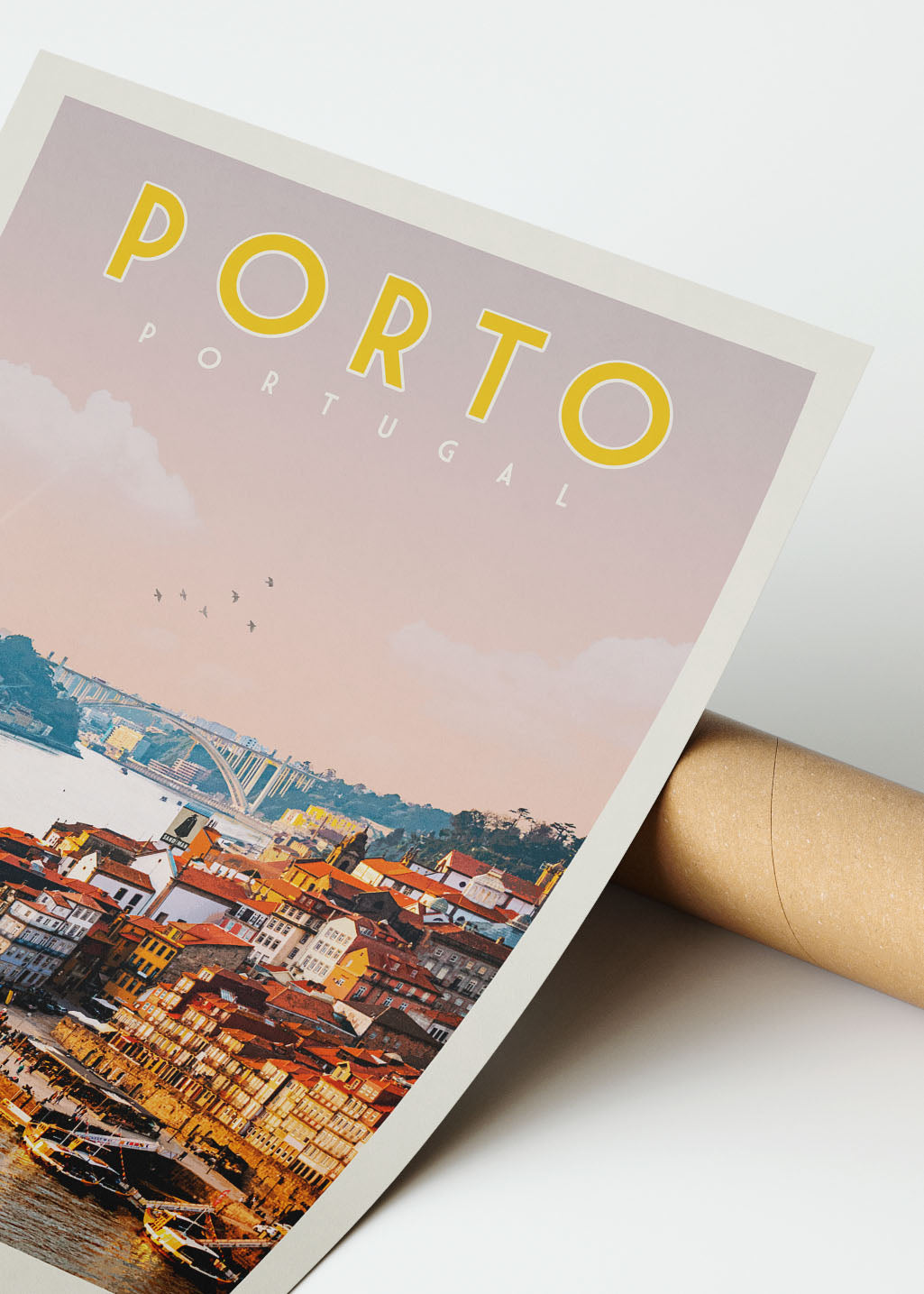 Porto, Portugal - Vintage Travel Poster