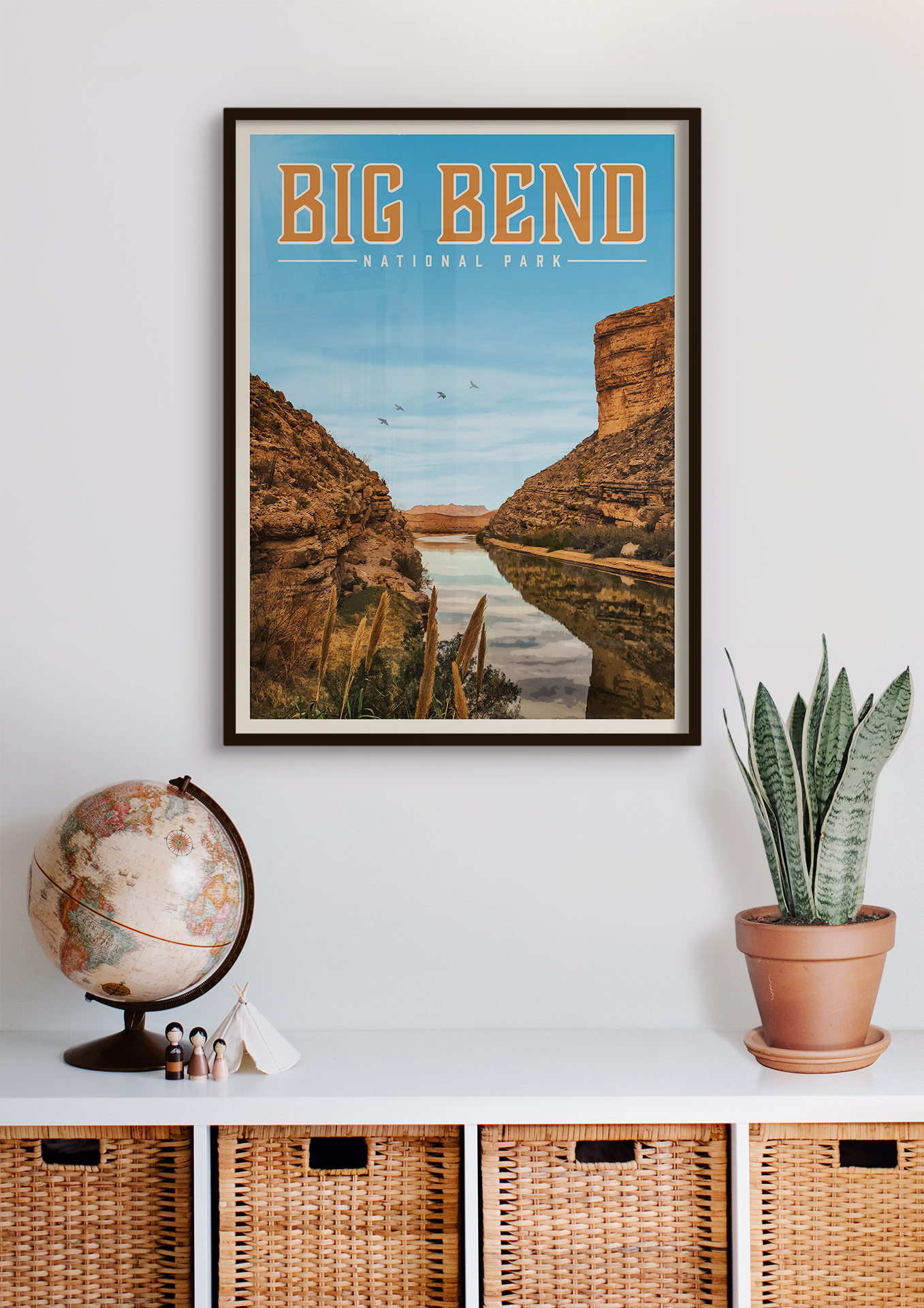 Big Bend National Park - Vintage Travel Print