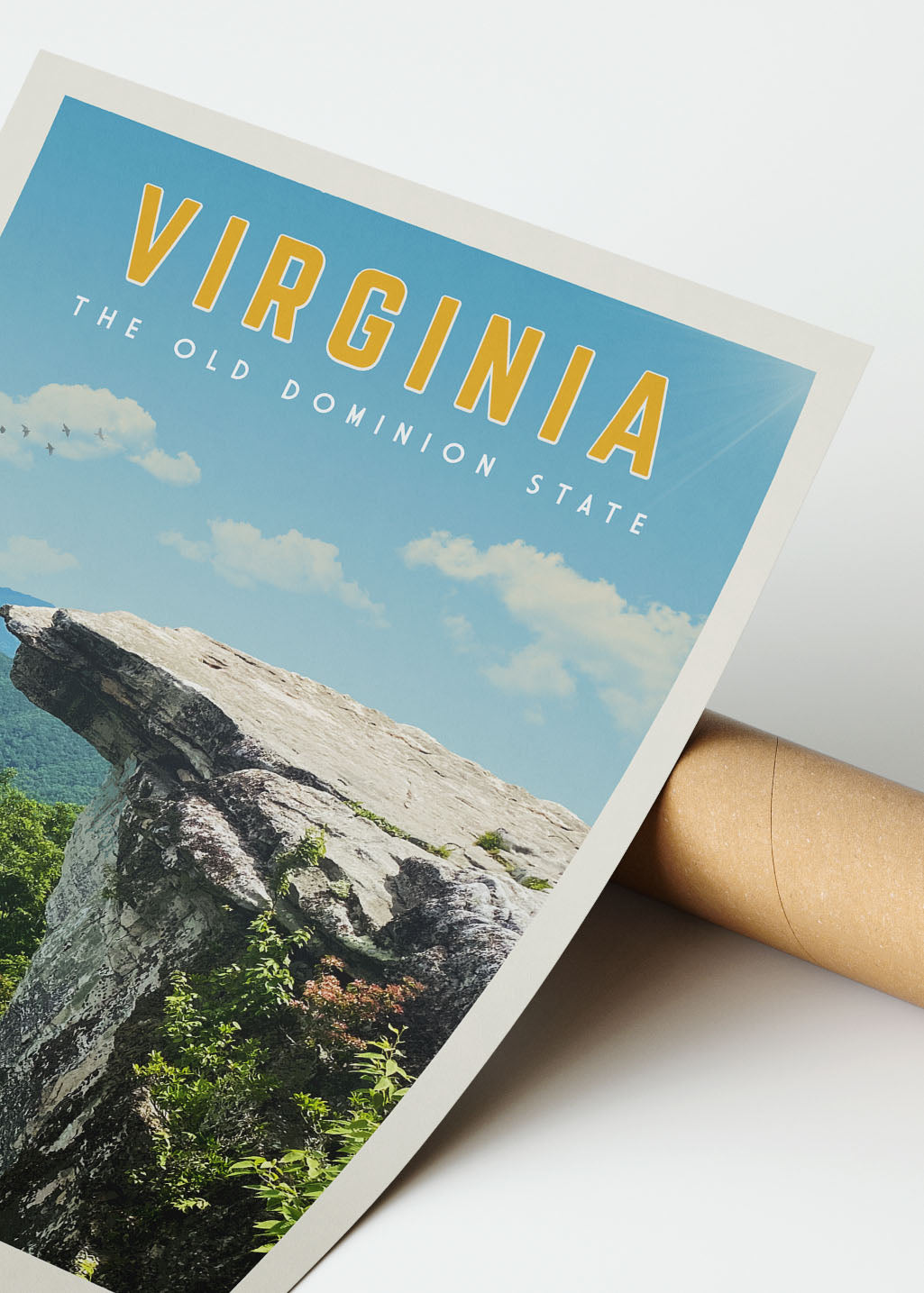 Virginia - Vintage Travel Print