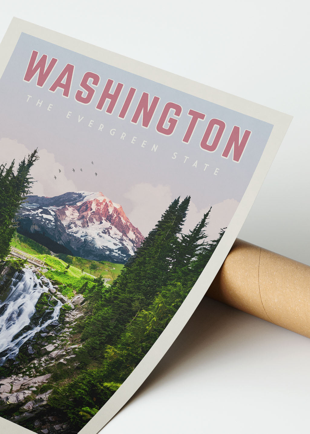 Washington State - Vintage Travel Poster