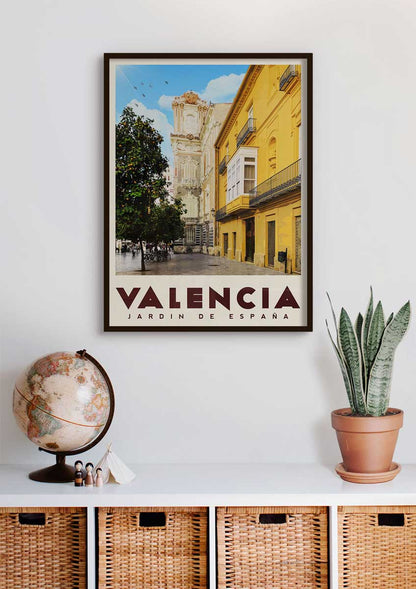 Valencia, Spain - Vintage Travel Poster