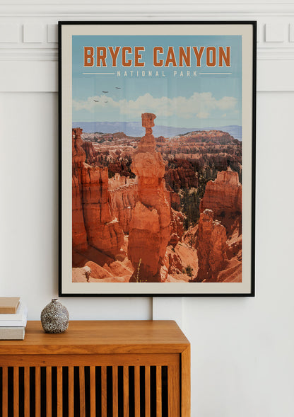 Bryce Canyon Vintage National Park Poster