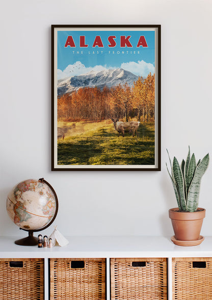 Alaska - Vintage Travel Print - Vintaprints
