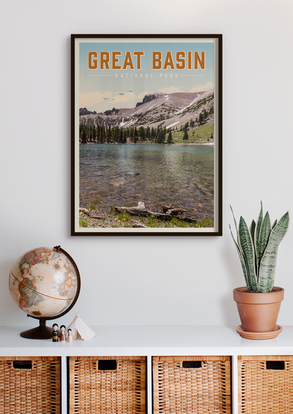 Great Basin National Park - Vintage Travel Print