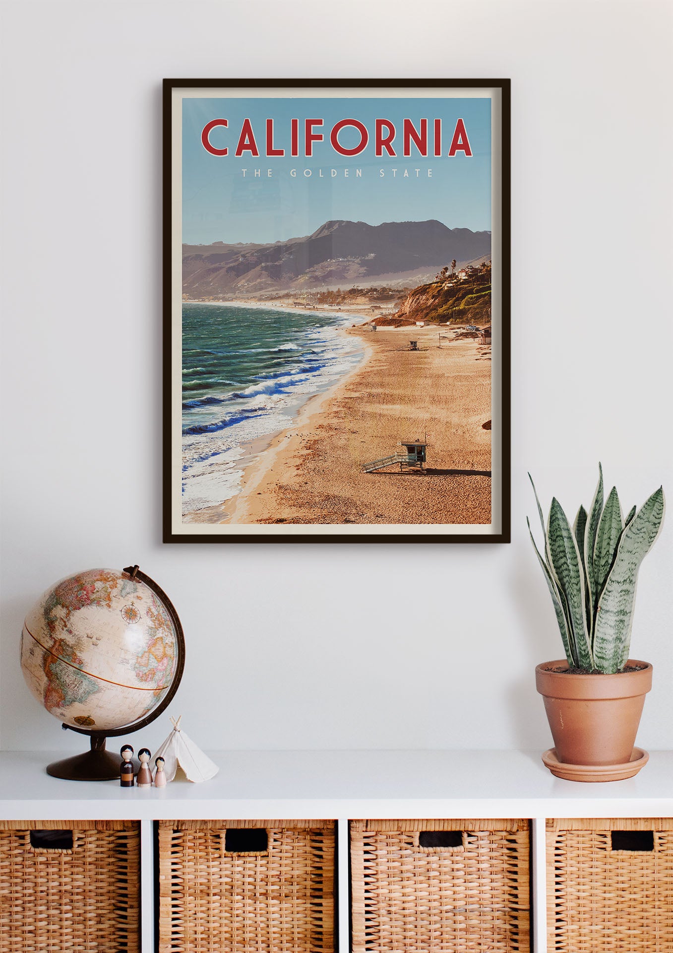 California - Vintage Travel Print - Vintaprints
