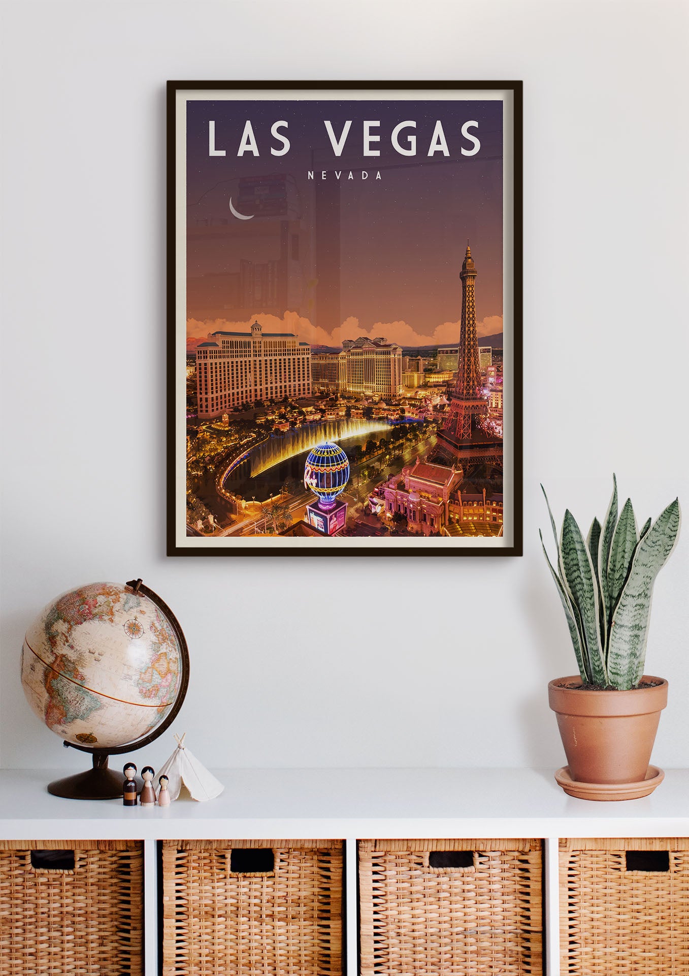 Las Vegas, Nevada - Vintage Travel Print - Vintaprints