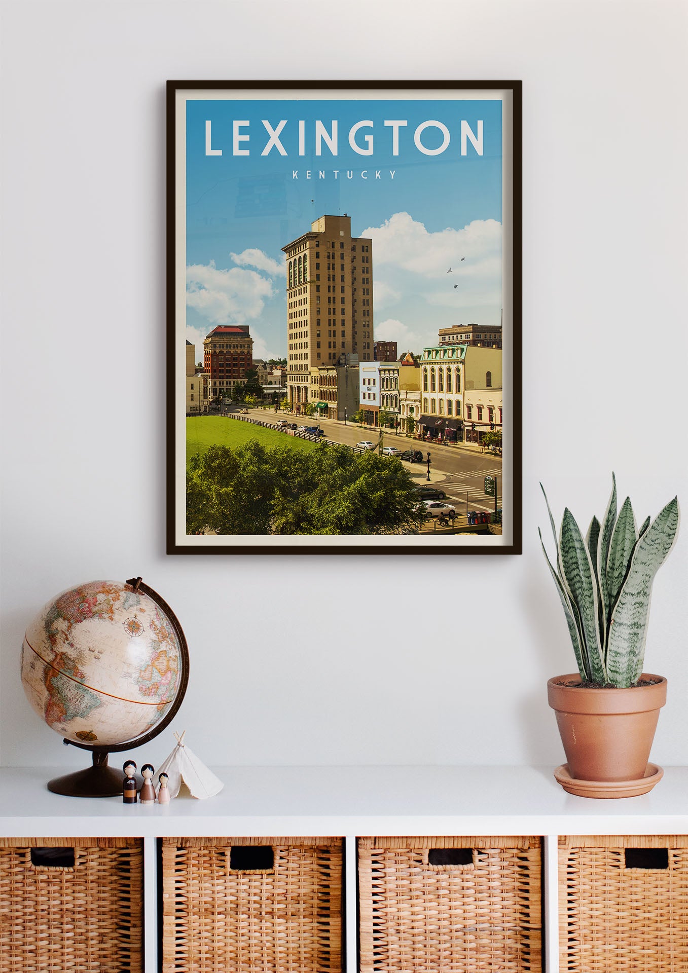 Lexington, Kentucky - Vintage Travel Print - Vintaprints