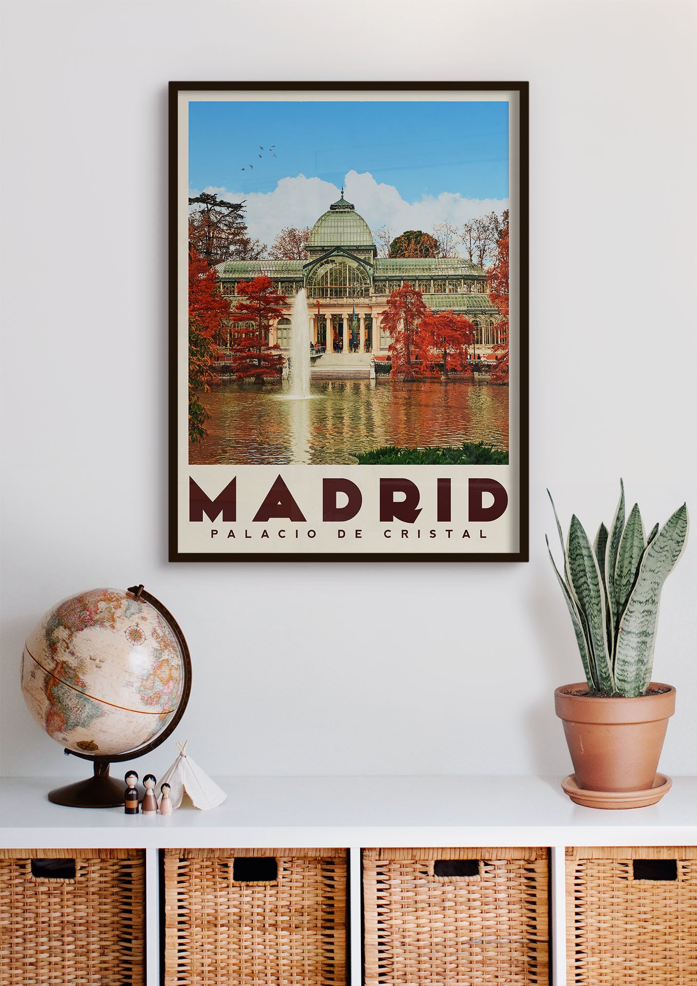 Madrid, Spain - Vintage Travel Print - Vintaprints