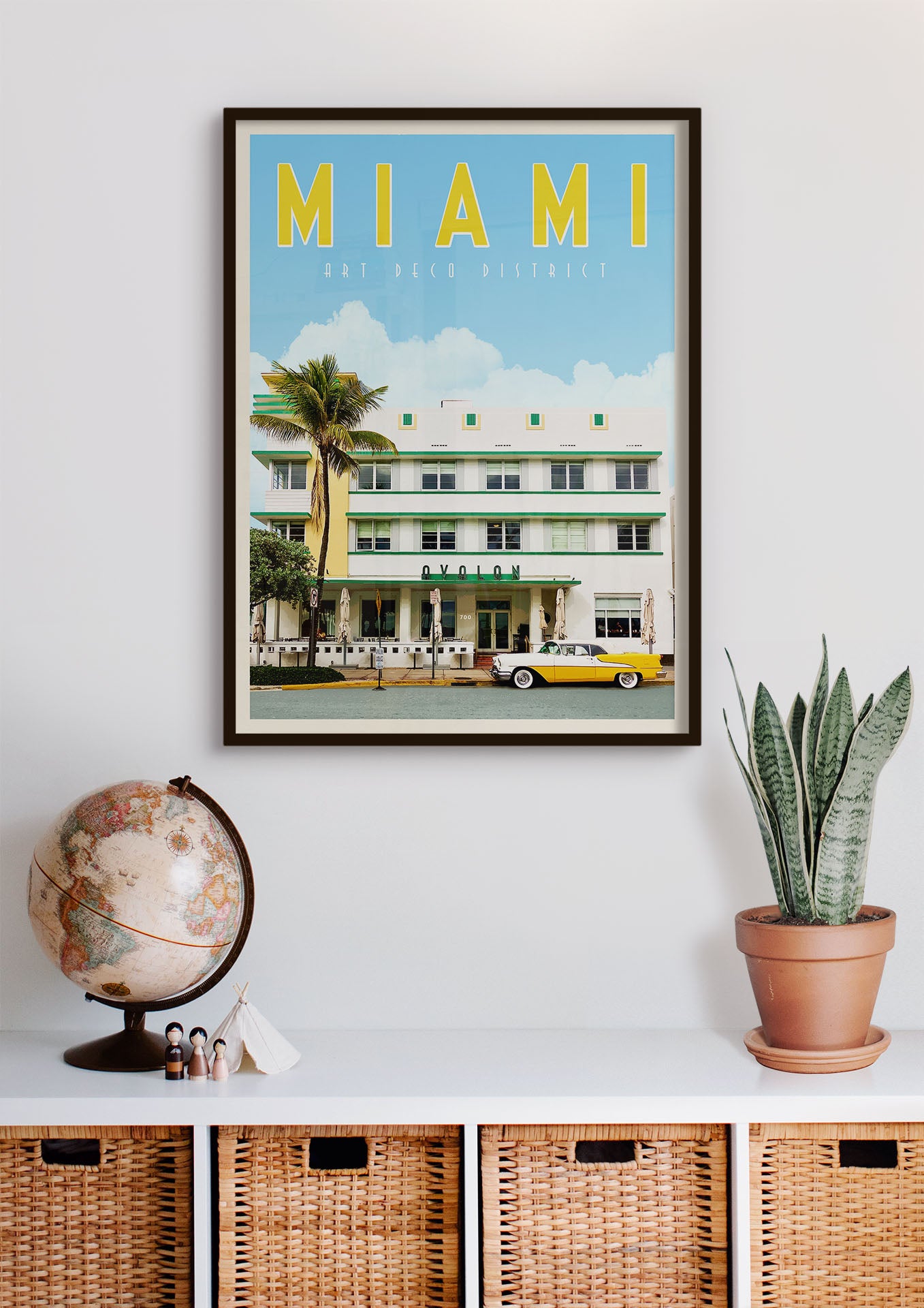 Miami, Florida - Vintage Travel Print - Vintaprints