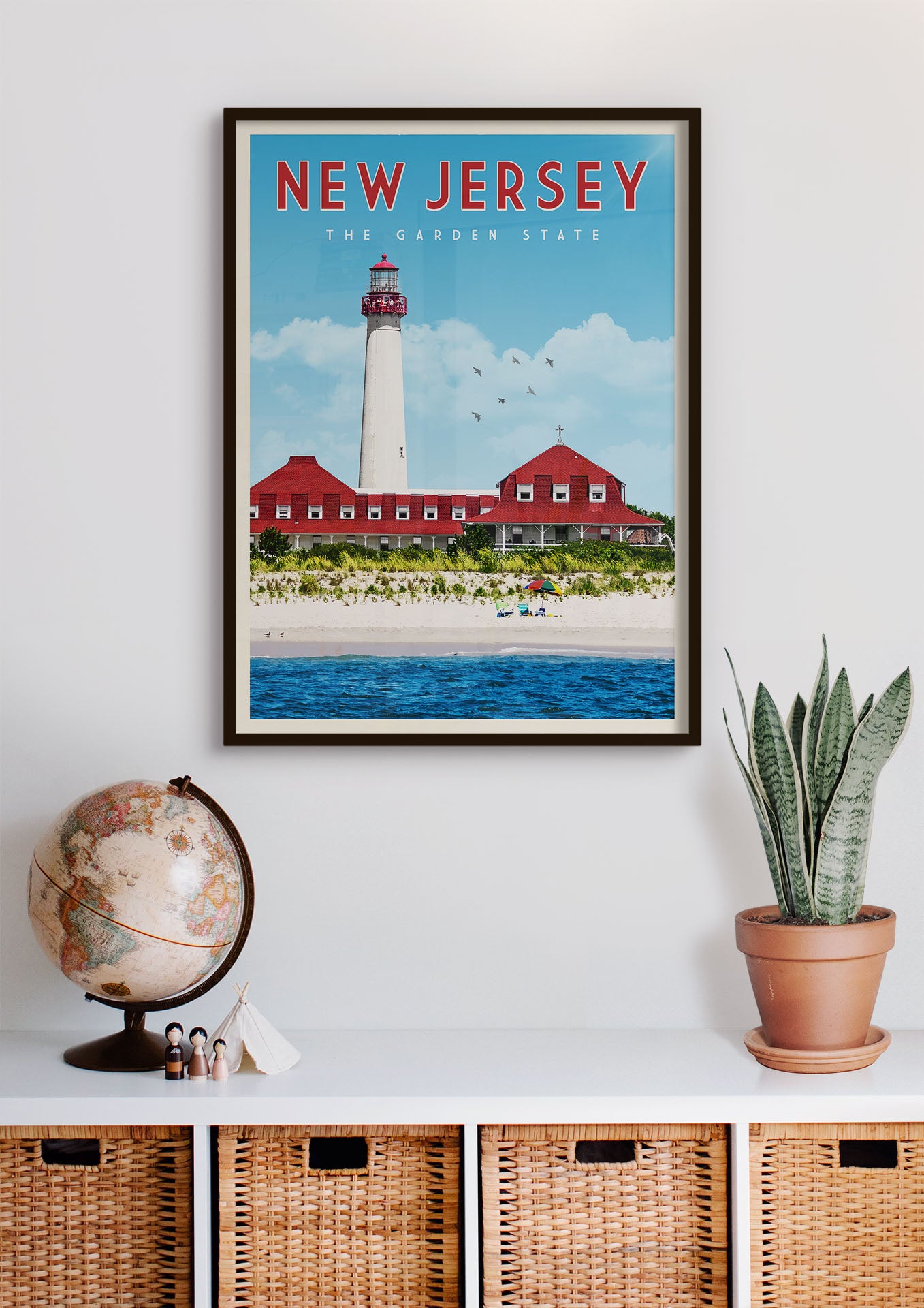 New Jersey - Vintage Travel Poster