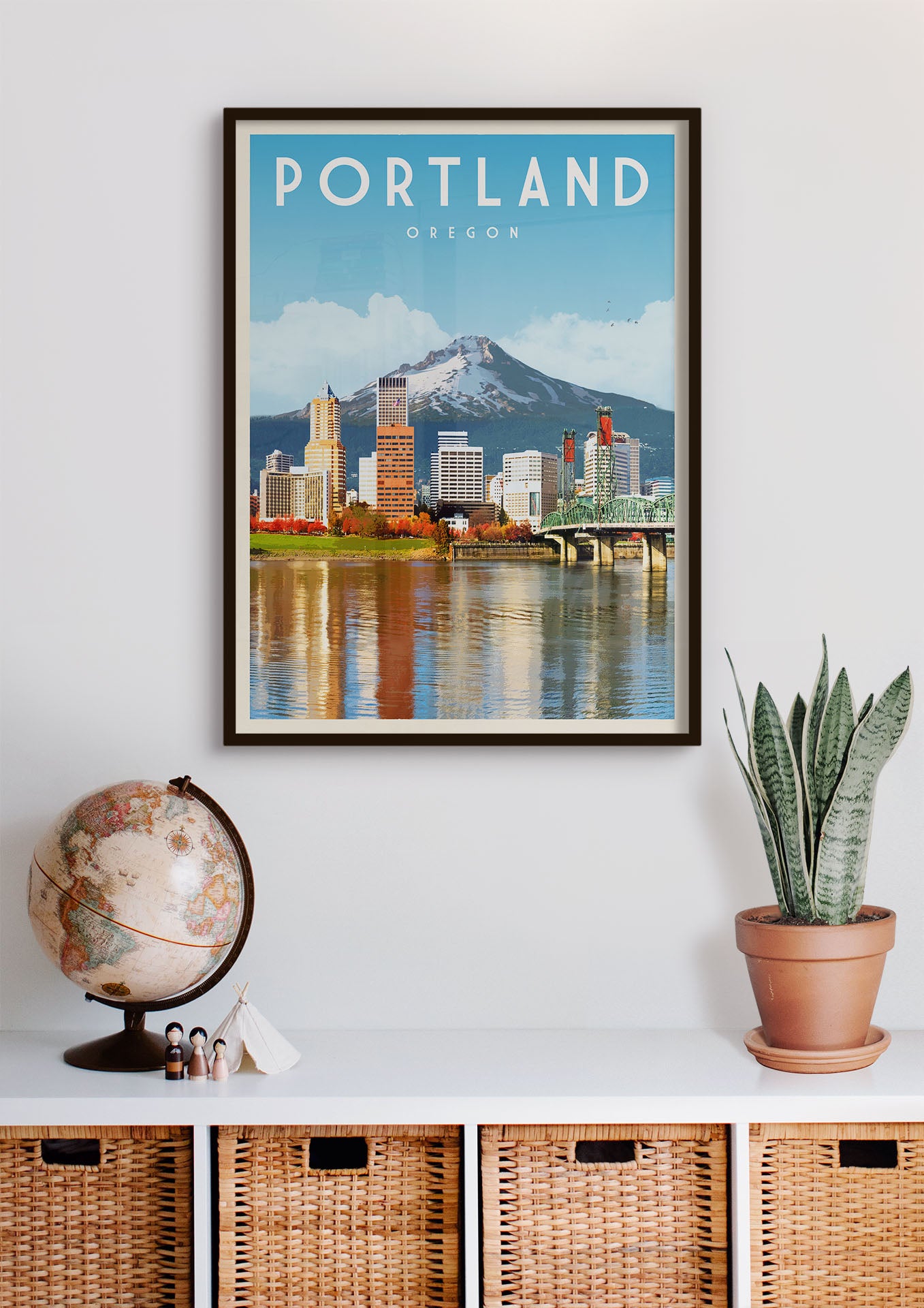 Portland, Oregon - Vintage Travel Print - Vintaprints