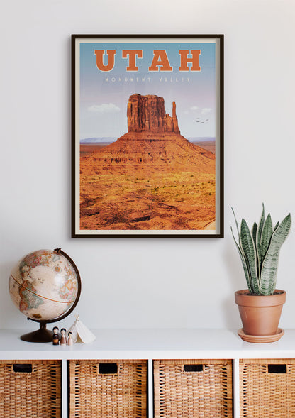 Utah - Vintage Travel Poster