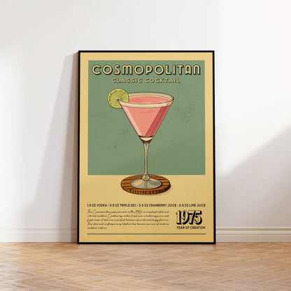 Cosmopolitan - Classic Cocktail Bar Art