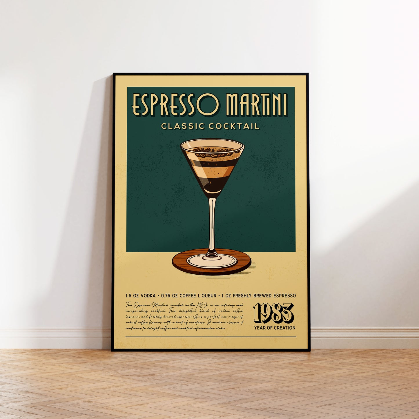Espresso Martini - Classic Cocktail Bar Art