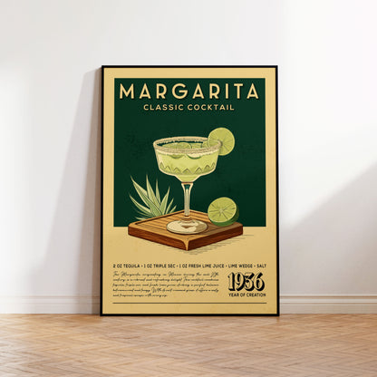 Margarita - Classic Cocktail Bar Art