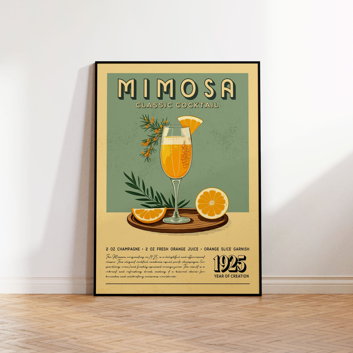 Mimosa - Classic Cocktail Bar Art