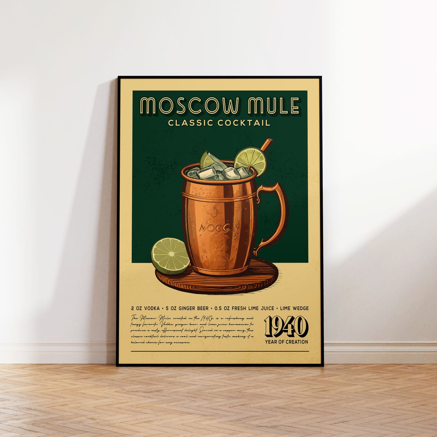Moscow Mule - Classic Cocktail Poster