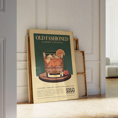 Old Fashioned - Classic Cocktail Poster