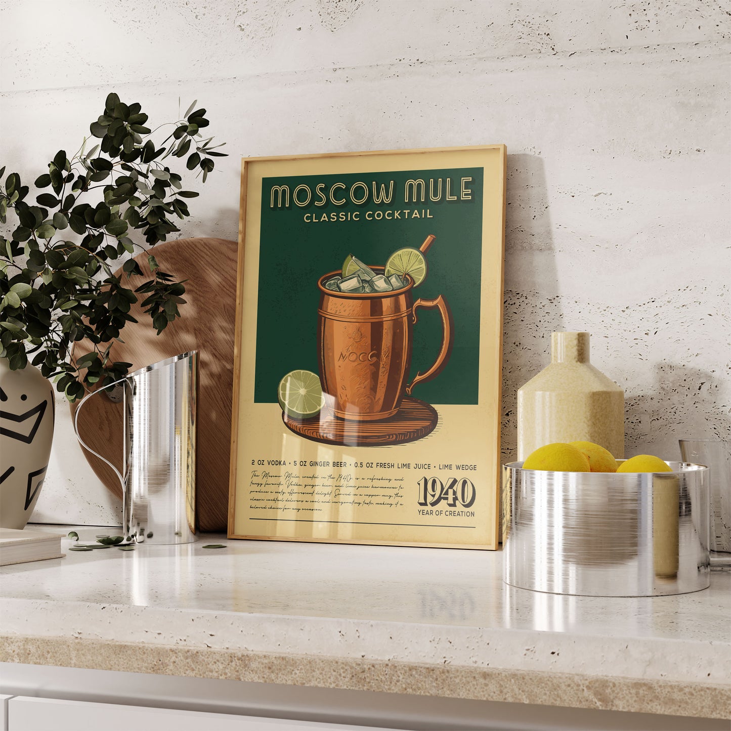 Moscow Mule - Classic Cocktail Poster