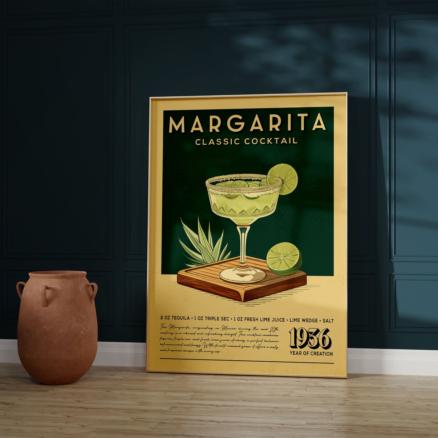 Margarita - Classic Cocktail Bar Art