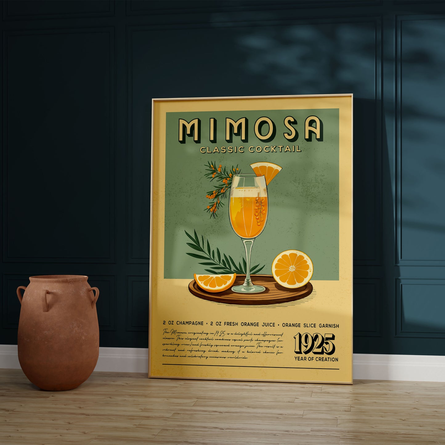 Mimosa - Classic Cocktail Poster