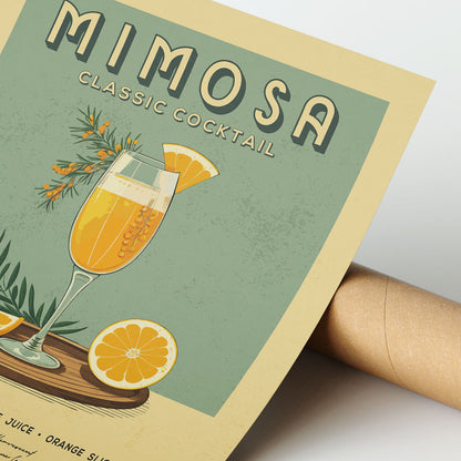 Mimosa - Classic Cocktail Bar Art