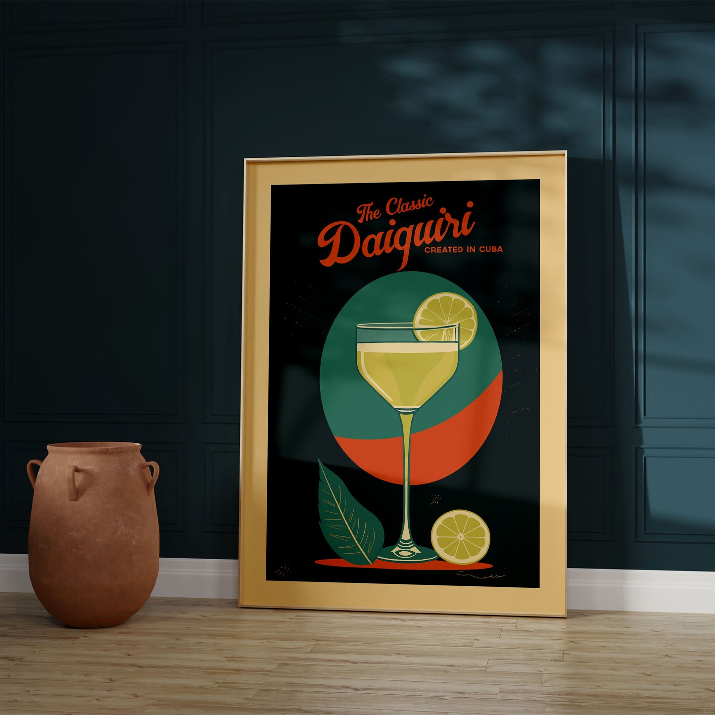 Daiquiri - Vintage Cocktail Bar Art