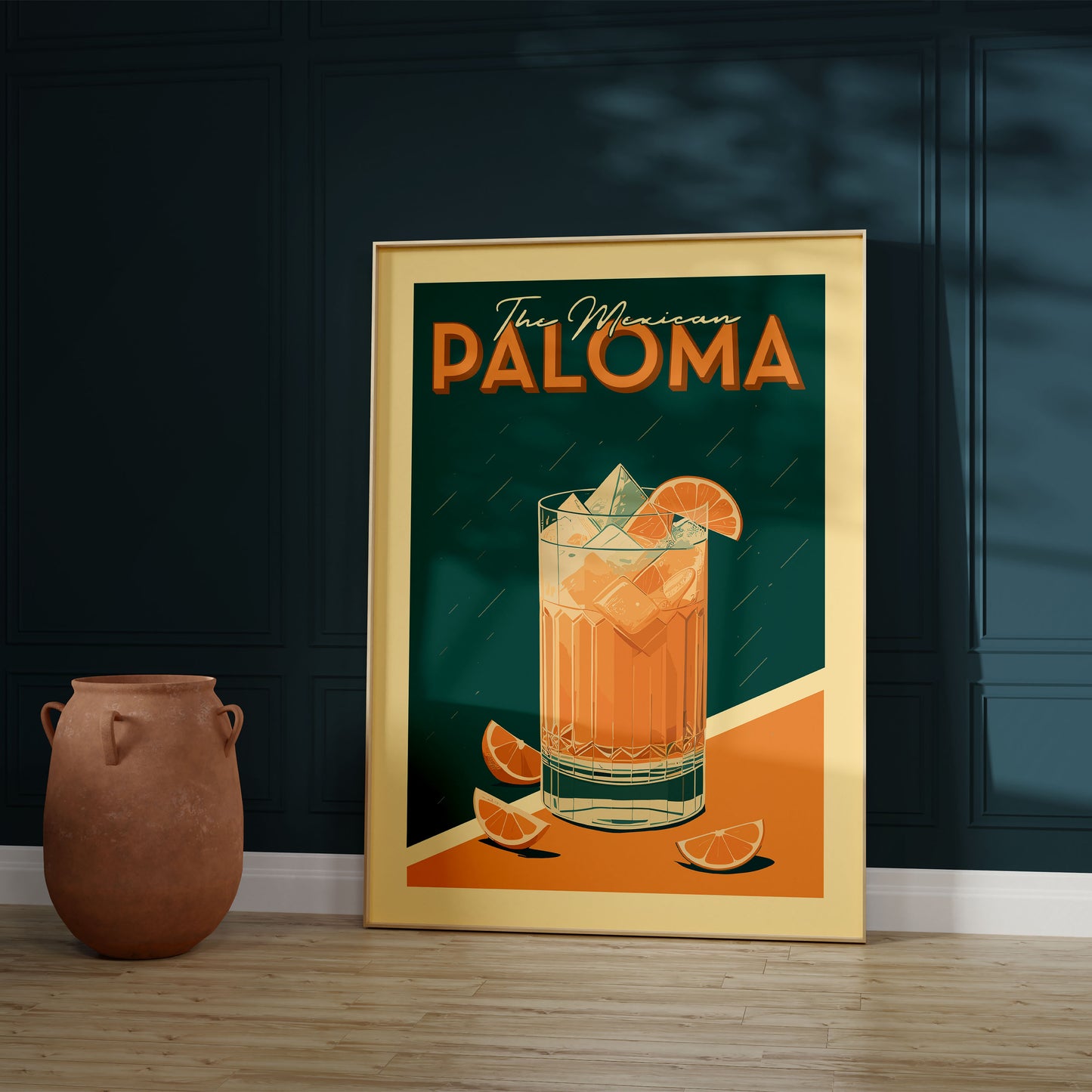 Paloma - Vintage Cocktail Bar Art