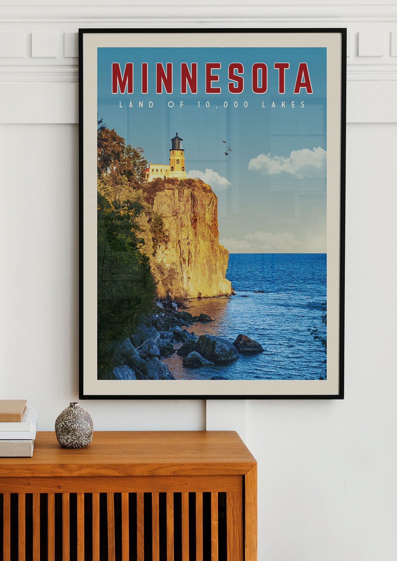 Minnesota - Vintage Travel Print - Vintaprints