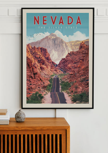 Nevada - Vintage Travel Print - Vintaprints