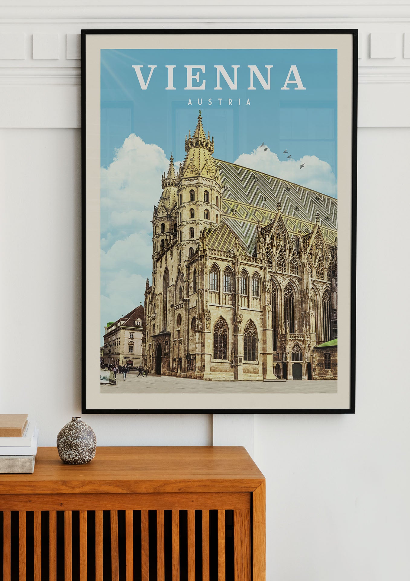 Vienna, Austria - Vintage Travel Poster