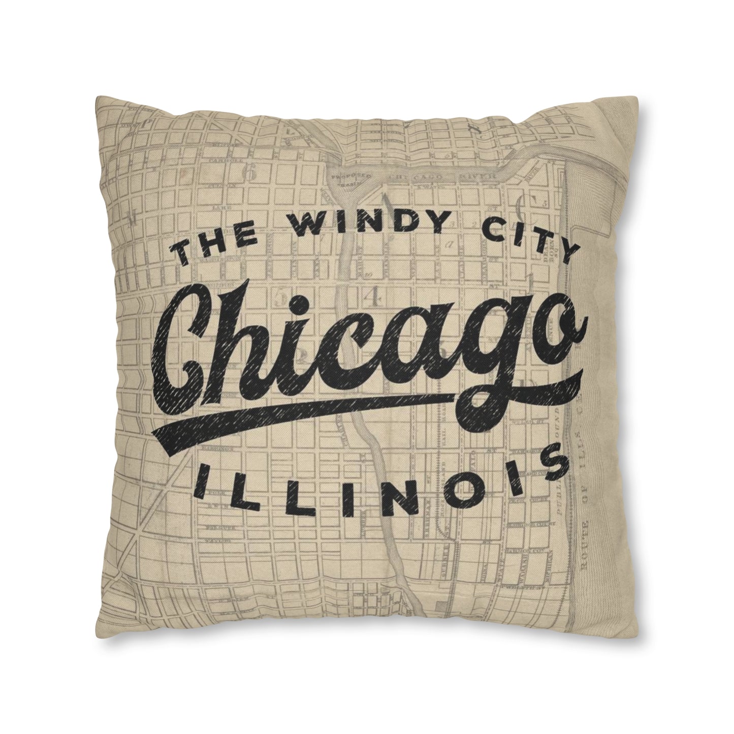 Chicago Illinois Throw Pillow