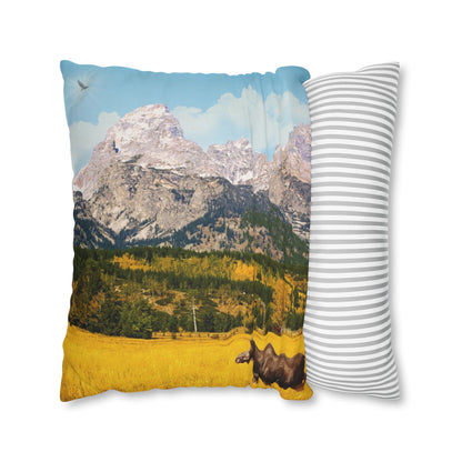 Grand Teton National Park Throw Pillow