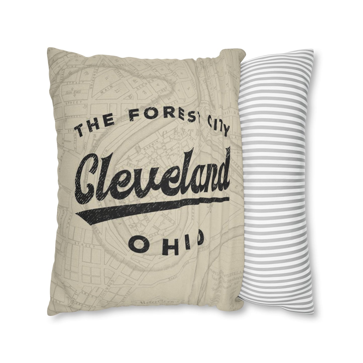 Cleveland Ohio Throw Pillow