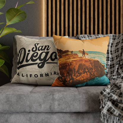 San Diego California Throw Pillow