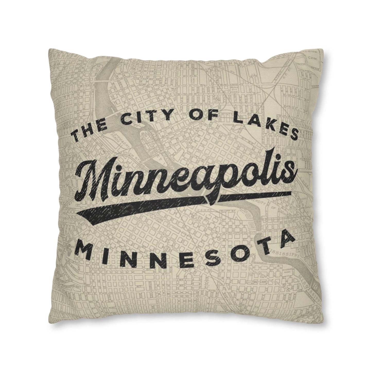 Minneapolis Minnesota Throw Pillow