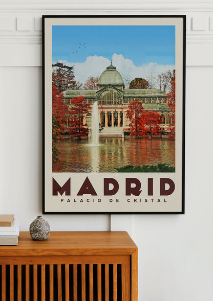 Madrid, Spain - Vintage Travel Print - Vintaprints