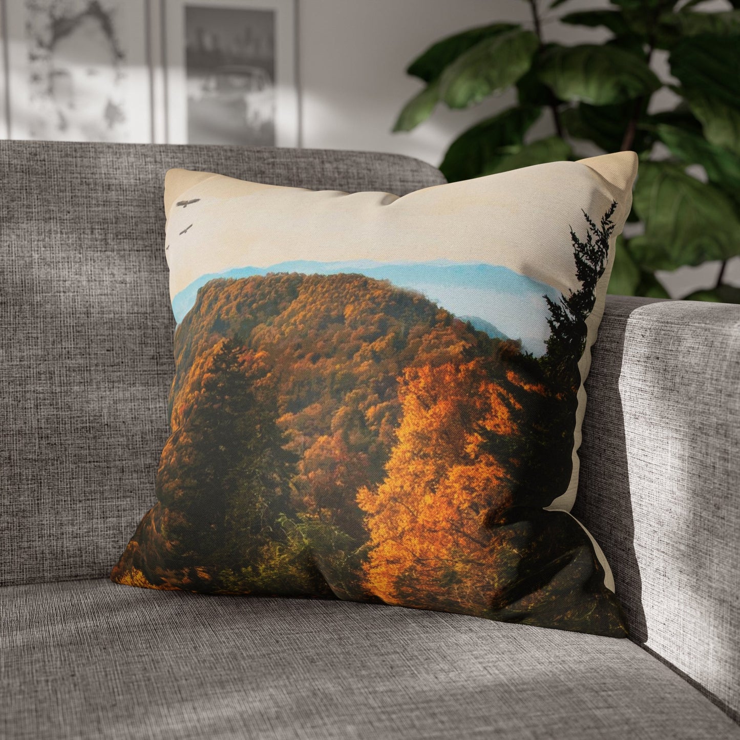 Great Smoky Mountains National Park Throw Pillow