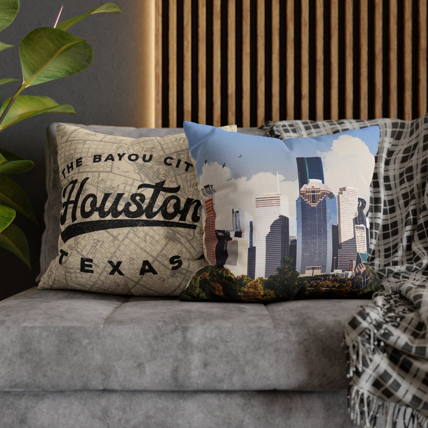 Houston Texas Throw Pillow