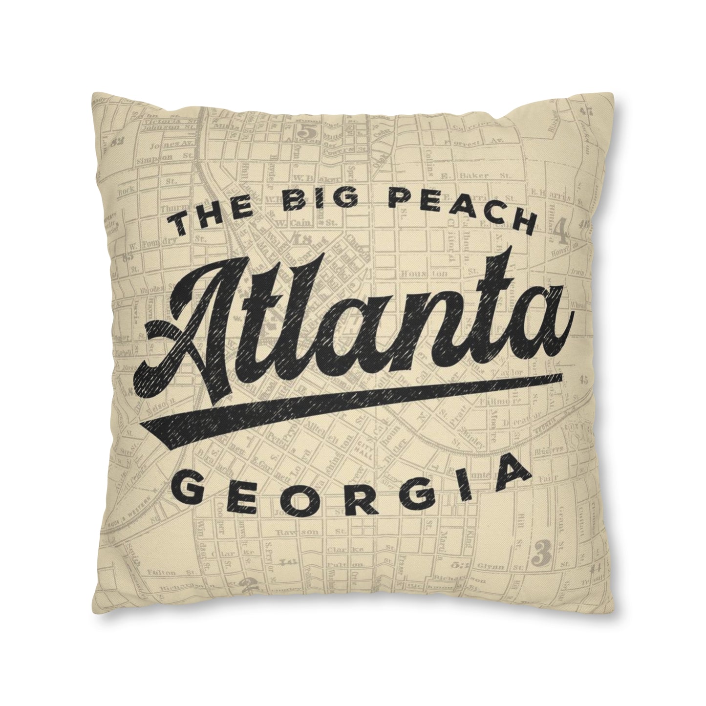 Atlanta Georgia Throw Pillow