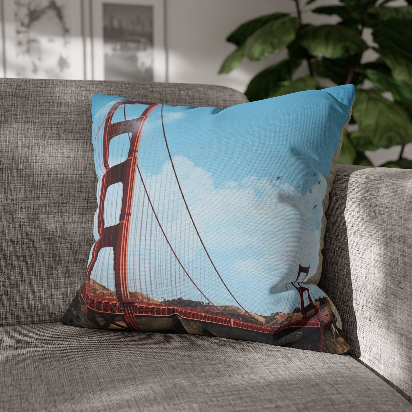 San Francisco California Throw Pillow
