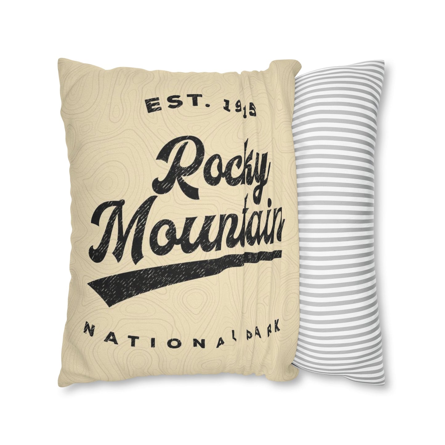 Rocky Mountain National Park Throw Pillow