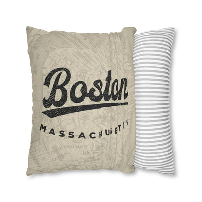Boston Massachusetts Throw Pillow